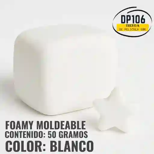 Foamy Moldeable Blanco 50 Gr Fomy Foami