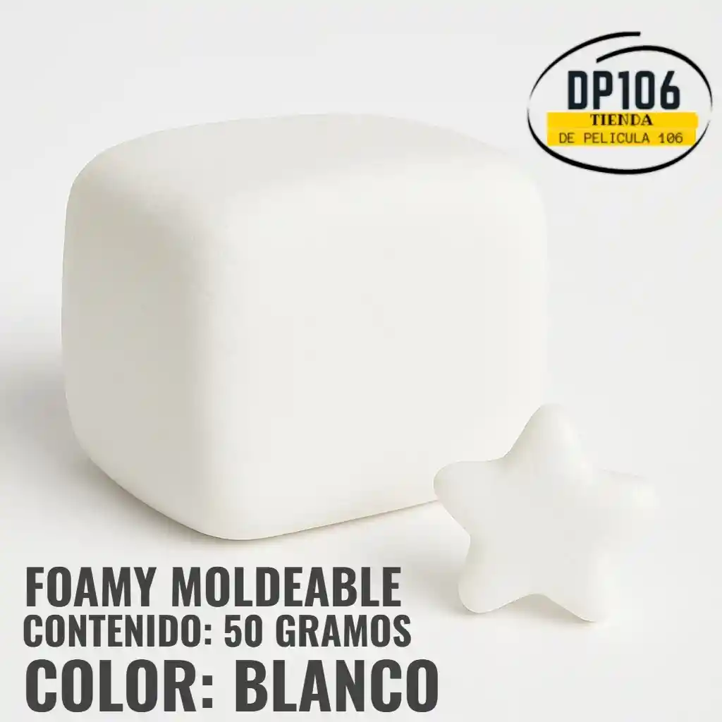 Foamy Moldeable Blanco 50 Gr Fomy Foami