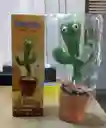 Juguete Muñeco Cactus Bailarin Imita La Voz Recargable.