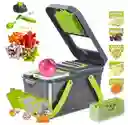 Picador De Verduras, 22 En 1 Cortador De Verduras Y Picadoras Con Recipiente, Cortador De Mandolina De Alimentos, Rallador De Queso, Picadora De Cebolla