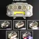 Linterna Frontal Led Hx-817 Pila Recargable, 5 Leds + Cob, Con Cinta Ajustable