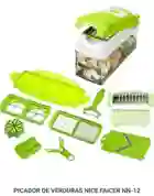 Picador Nicer Dicer 12 En 1 Ayudante De Cocina Fácil De Usar