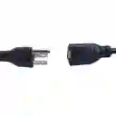 Extensión De Cable De Poder De 5 Metros Tres Clavijas En L