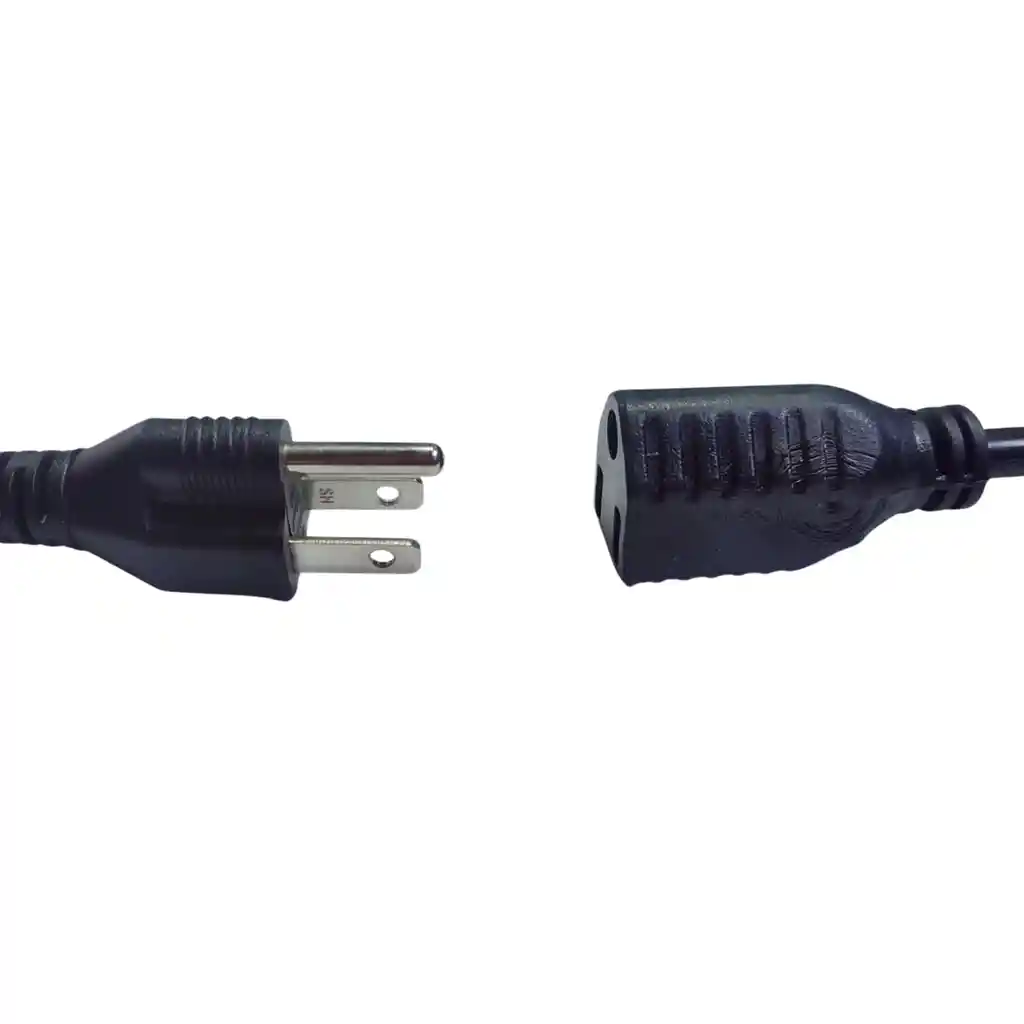 Extensión De Cable De Poder De 8 Metros Tres Clavijas En L