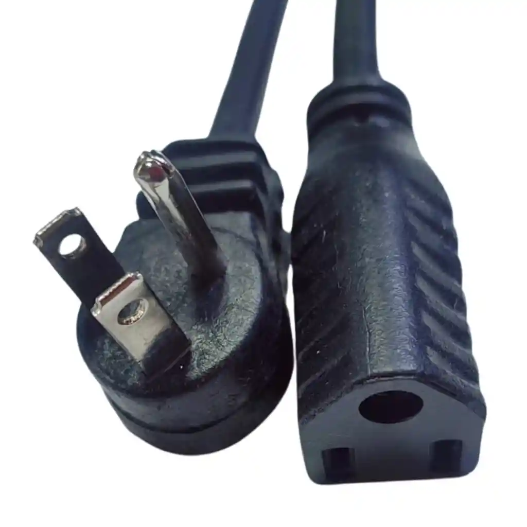 Extensión De Cable De Poder De 8 Metros Tres Clavijas En L