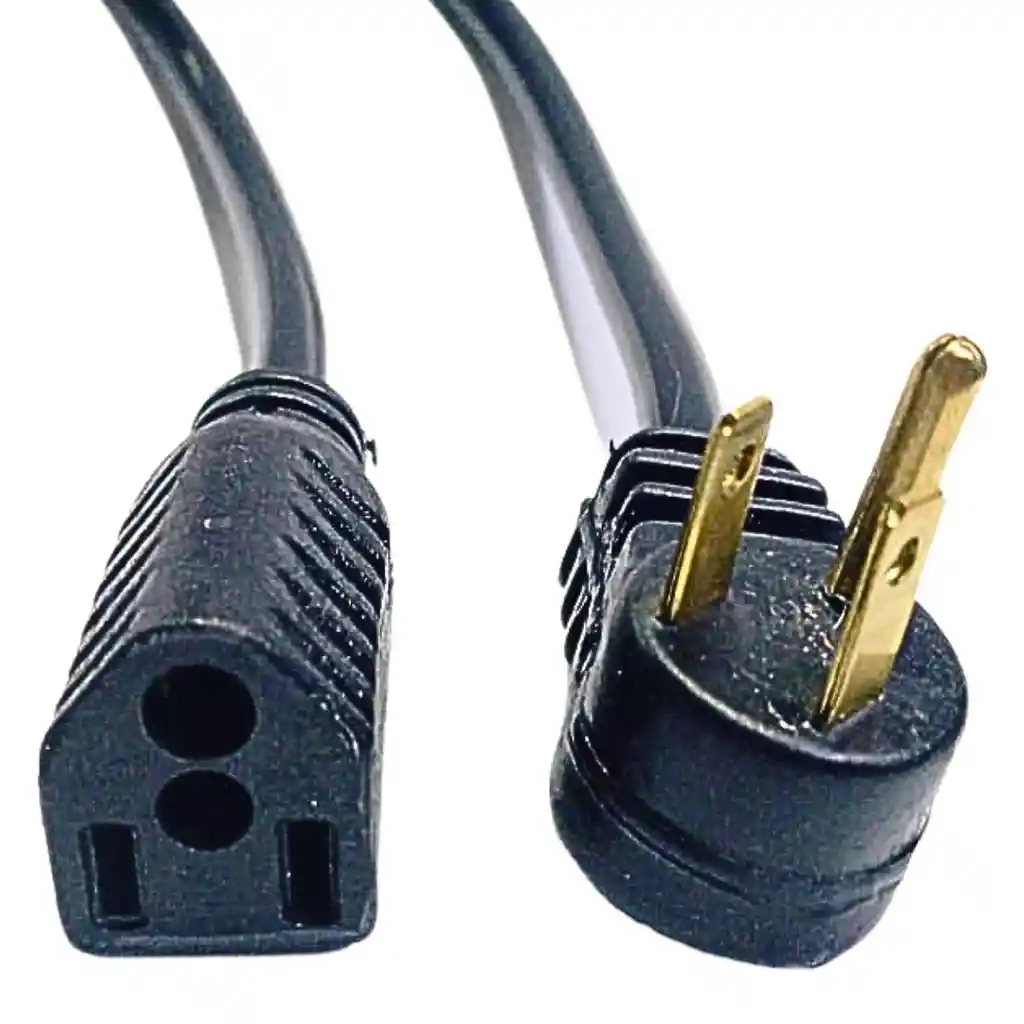 Extensión De Cable De Poder De 8 Metros Tres Clavijas En L