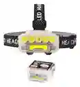 Linterna Frontal Led Hx-817 Pila Recargable, 5 Leds + Cob, Con Cinta Ajustable