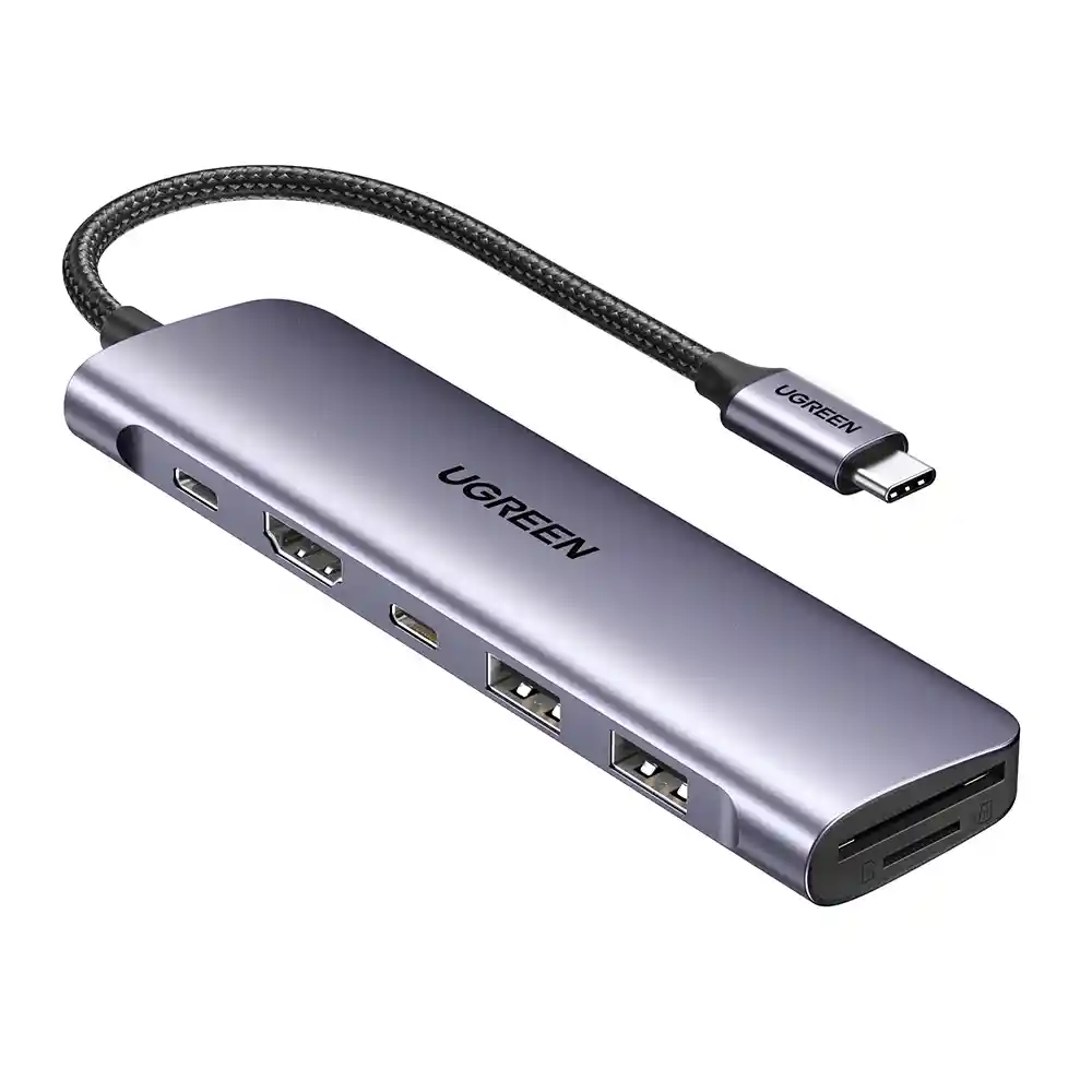 Hub Usb-c A X2 Usb-a, X2 Usb-c, X1 Hdmi, X1 Sd, X1 Tf Ugreen 15214