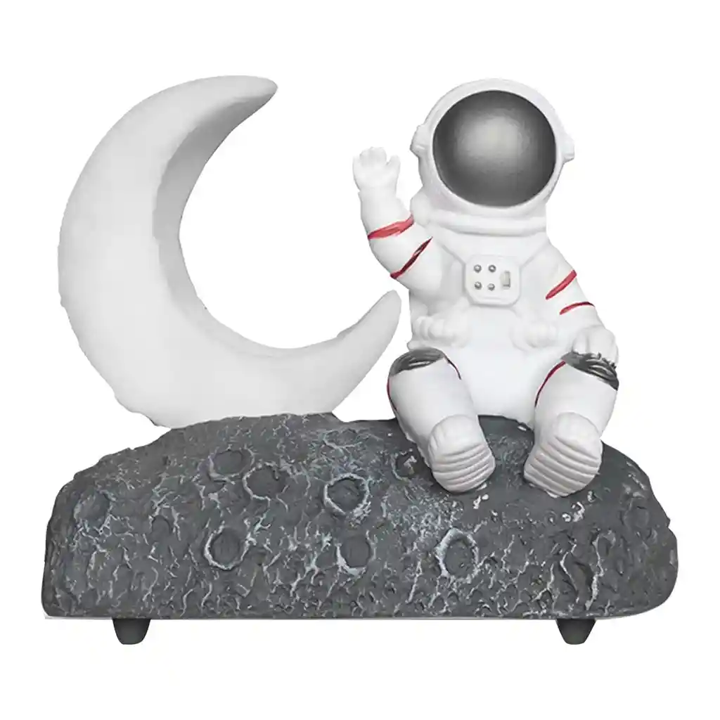 Parlante Altavoz Bluetooth Lámpara De Astronauta Luz Luna Y Radio Fm