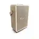 Parlante Retro Bluetooth Estilo Marshall Beige Potente Clásico Replica 1.1