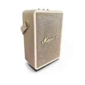 Parlante Retro Bluetooth Estilo Marshall Beige Potente Clásico Replica 1.1