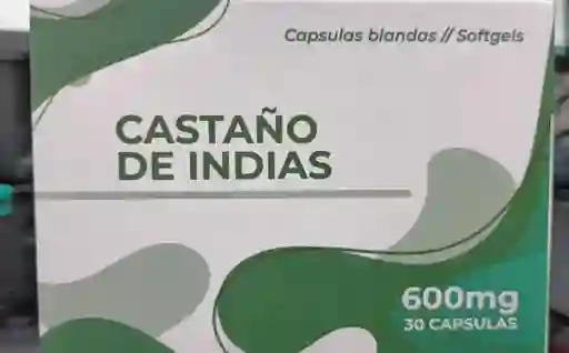 Castaño De Indias 600 Mg 30 Capsulas Softgels