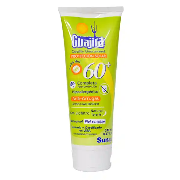 Bloqueador Solar Spf60 Antiarrugas 240ml Meicys