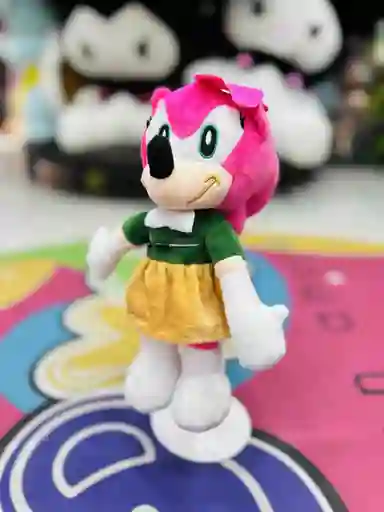Peluche Amy Rose Personaje Sonic Shadow 25cm