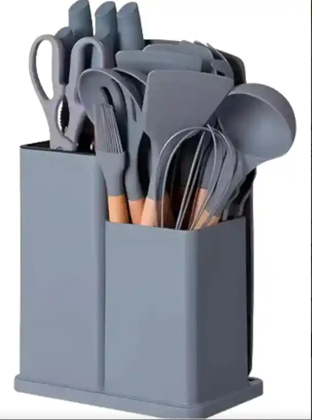 Set En Silicona De Utensilios De Cocina