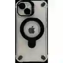Estuche Magsafe Borde Color Negro Iphone 11.