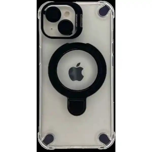 Estuche Magsafe Borde Color Negro Iphone 11.
