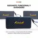 Parlante Bluetooth Sonido Potente Usb Mp3 Fm Marshall Azul Replica 1.1