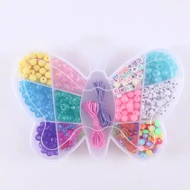 Set Kit Para Hacer Pulseras Para Niña Style Diseño De Mariposa