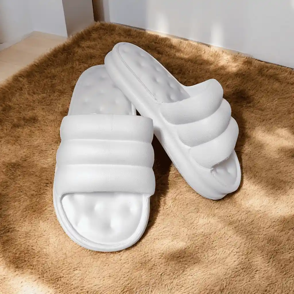 Chanclas Suaves Talla 39 Blanco
