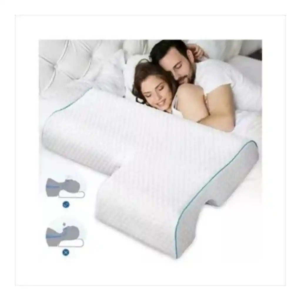 Almohada Ortopédica Cervical Parejas Orificio Brazo Comoda