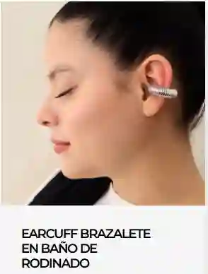Arete: Earcuff Brazalete En Baño De Rodinado