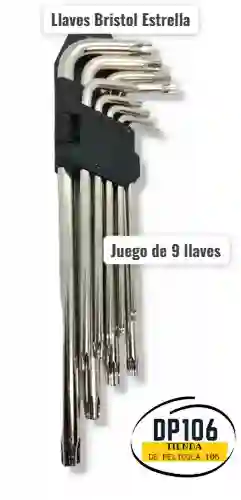 Llave Bristol Estrella X 9 Und