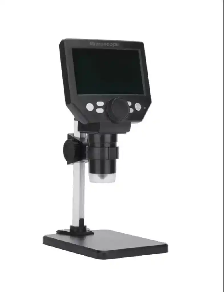 Microscopio Digital Electrónico Usb Con Base Pantalla Recargable