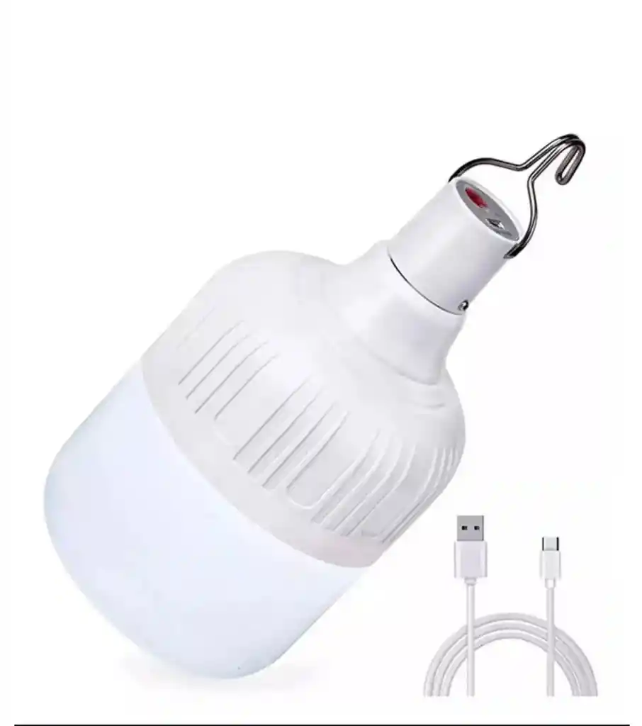 Bombilla Recargable Led Focos De Luz Para Camping Portatil