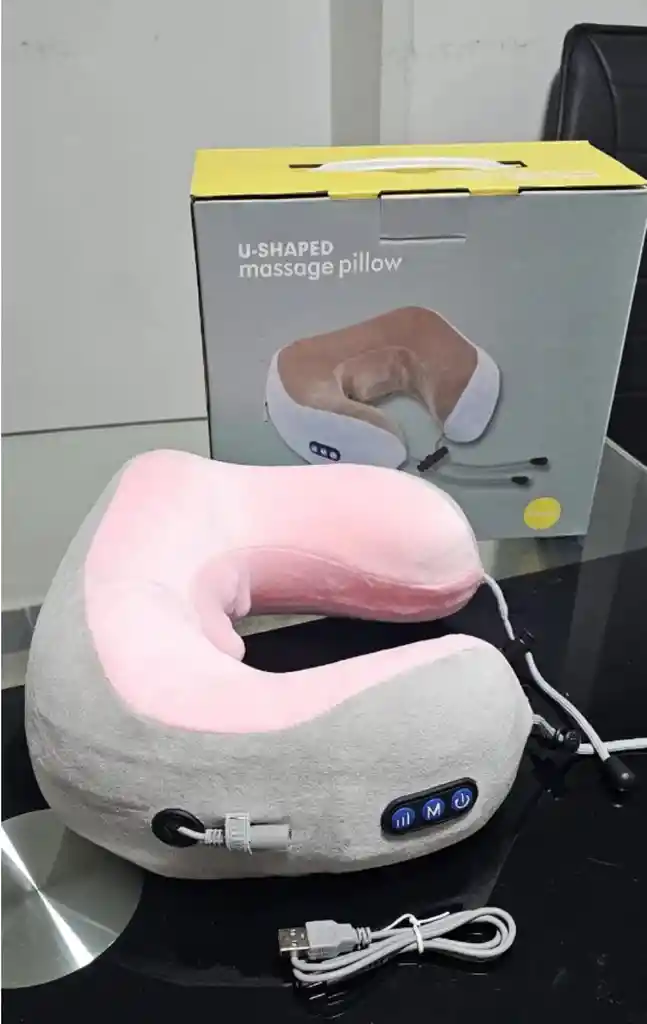 Cojín Masajeador De Cuello Rosado