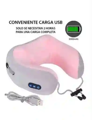 Cojín Masajeador De Cuello Rosado