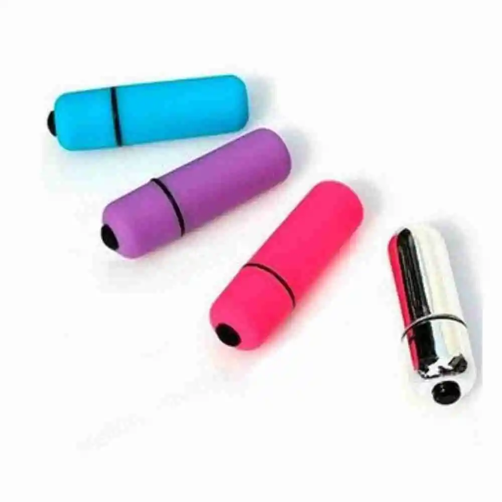 Balita O Vibrador Pequeño Anal O Vaginal Neón Metalizada