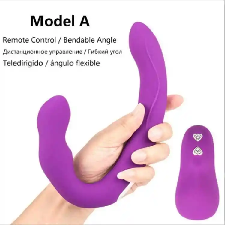 Vibrador De Doble Penetración Para Less O Pegging
