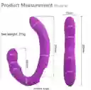 Vibrador De Doble Penetración Para Less O Pegging