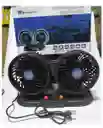 Ventilador Doble Para Carro Y Oficina Graduable Conexión Usb O Para Encendedor!