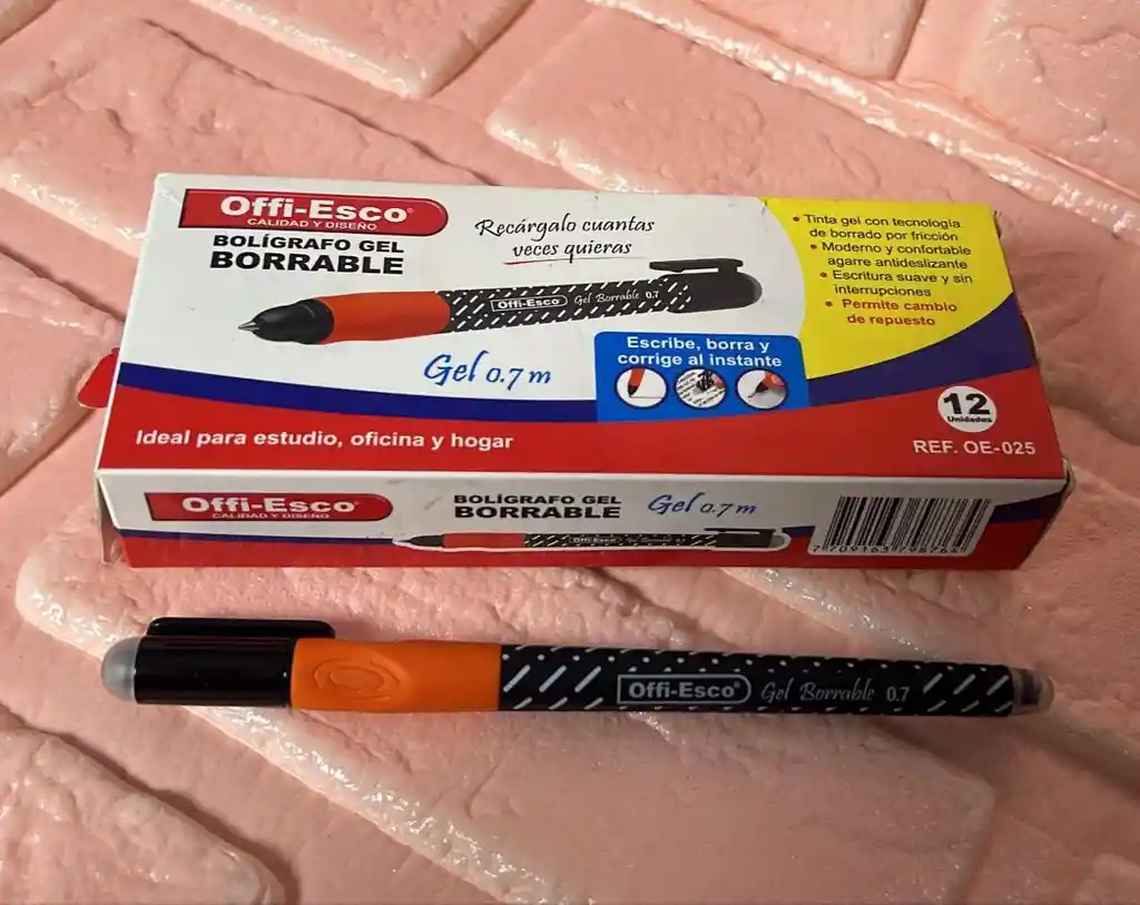 Lapicero Borrable Negro Offi-esco