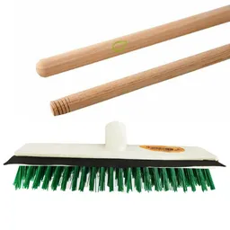 Cepillo Para Piso Con Cabo Madera