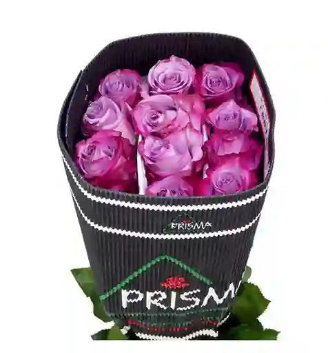 Rosas Lilas En Paquete