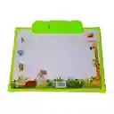 Tablero Inteligente Con Sonidos Didáctico Doble Cara Color Verde