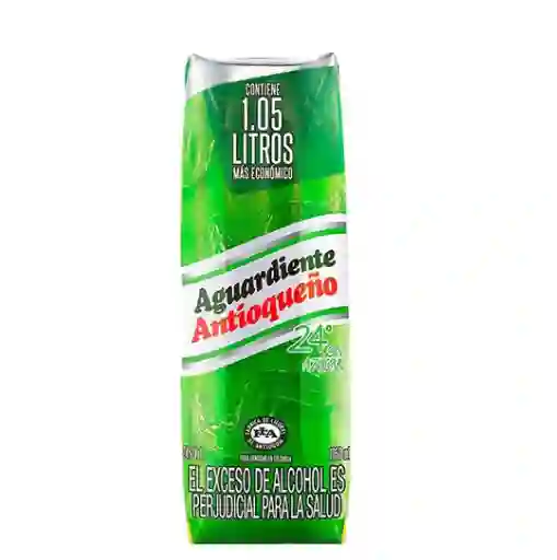 Aguardiente Antioqueño Tapa Verde Tetrapack Litro – 1050ml