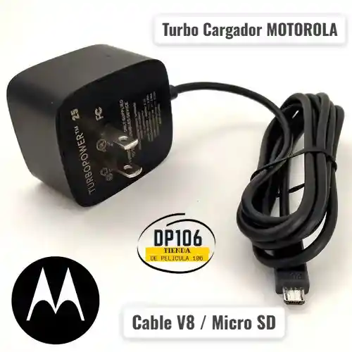 Motorola Turbo Cargador Entrada V8