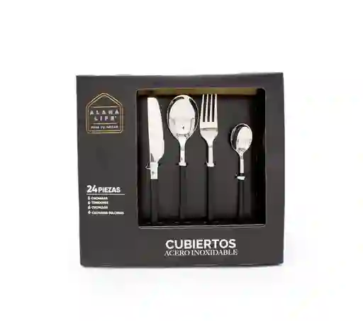 Set De Cubiertos X 24 Piezas - Miami