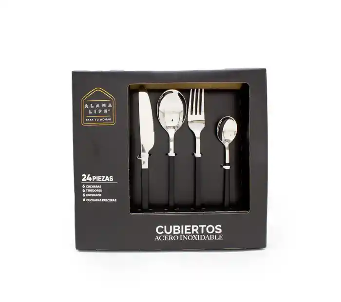 Set De Cubiertos X 24 Piezas - Miami
