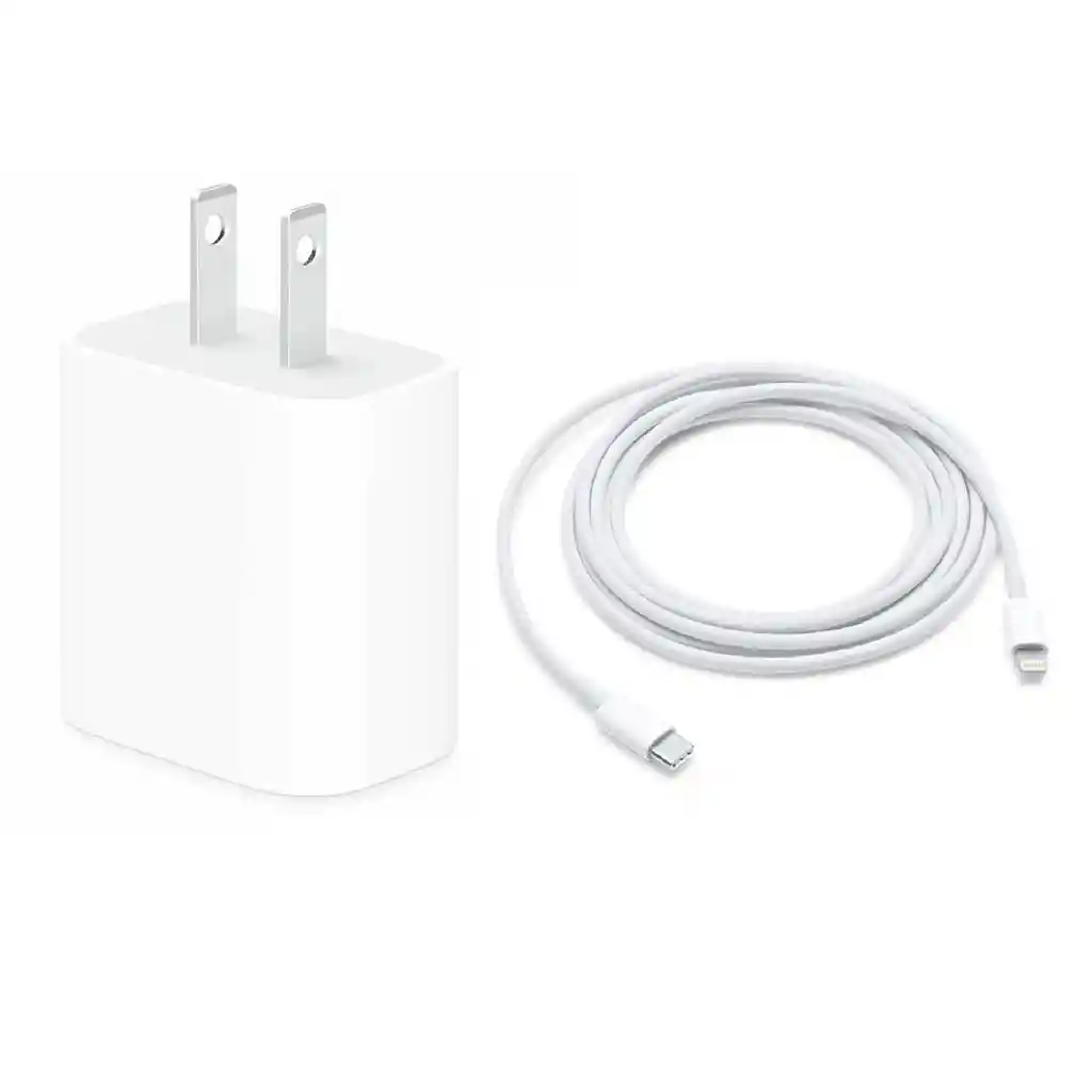 Cargador Original Carga Rápida 18w Iphone Apple + Cable 1 Metro