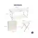 Mesa Plegable Para Camping Con 4 Sillas F11