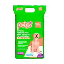 Tapete Absorvente Petys Extra Grande X 12 Unidades