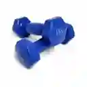 2 Mancuernas 1 Kilo 2libras Forradas Caucho
