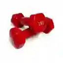 2 Mancuernas 1 Kilo 2libras Forradas Caucho