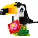 Juego Lego 3 En 1 Tucán Tropical 59 Piezas Para Niños