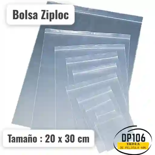Ziploc Bolsas De 20 X 30 Cm X 10 Und